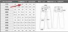 女生裤子尺码24